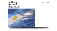 Desktop Screenshot of manuelbelgrano.gov.ar